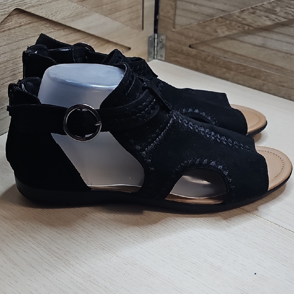 Comfortview Sz 10 The Kaia‎ Shootie Sandals Gladiator Boho #510